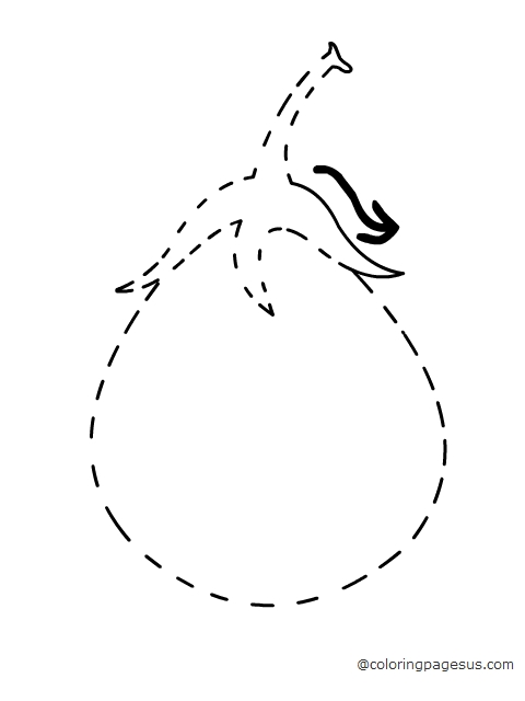 Eggplant coloring page