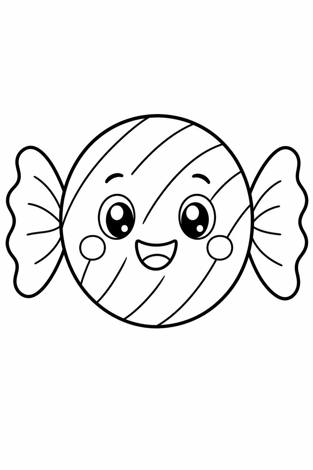 Candy coloring page