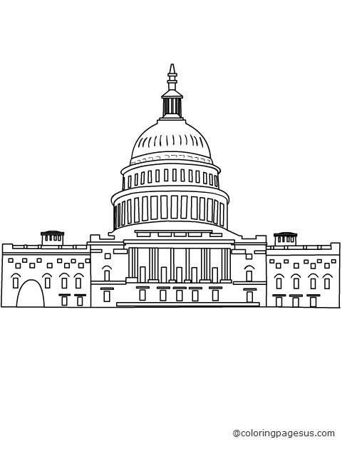 capitol03 coloring page