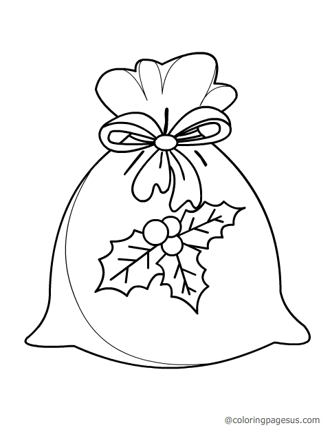 chirstmasgift03 coloring page