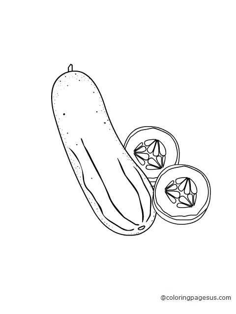 cucumber02 coloring page