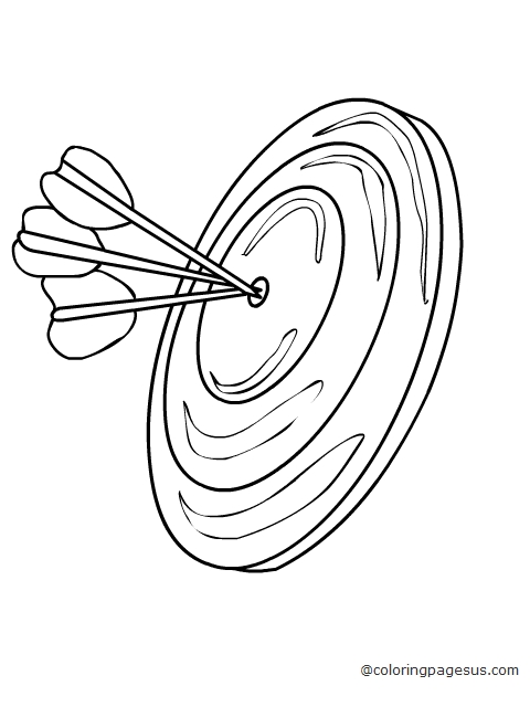 dart01 coloring page