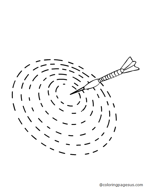 dart04 coloring page