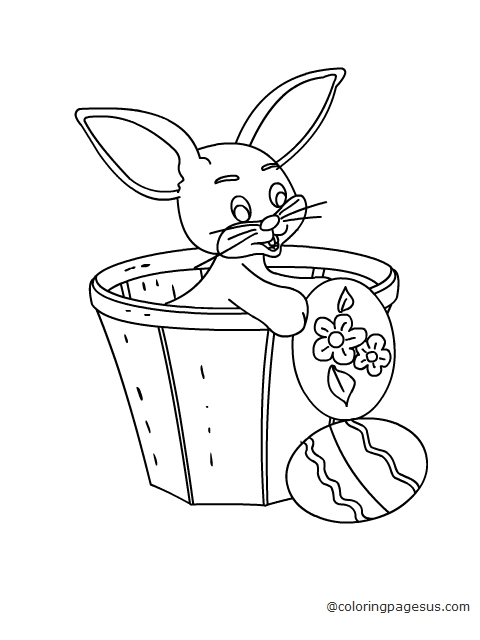 easter08 coloring page