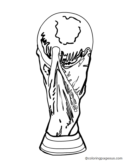 footballworldcup01 coloring page
