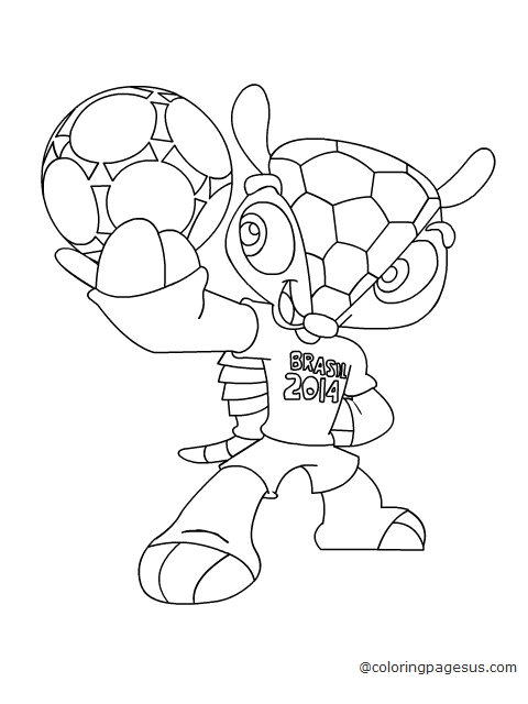 footballworldcup03 coloring page