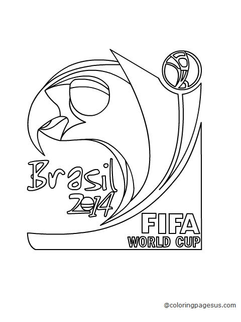 footballworldcup04 coloring page