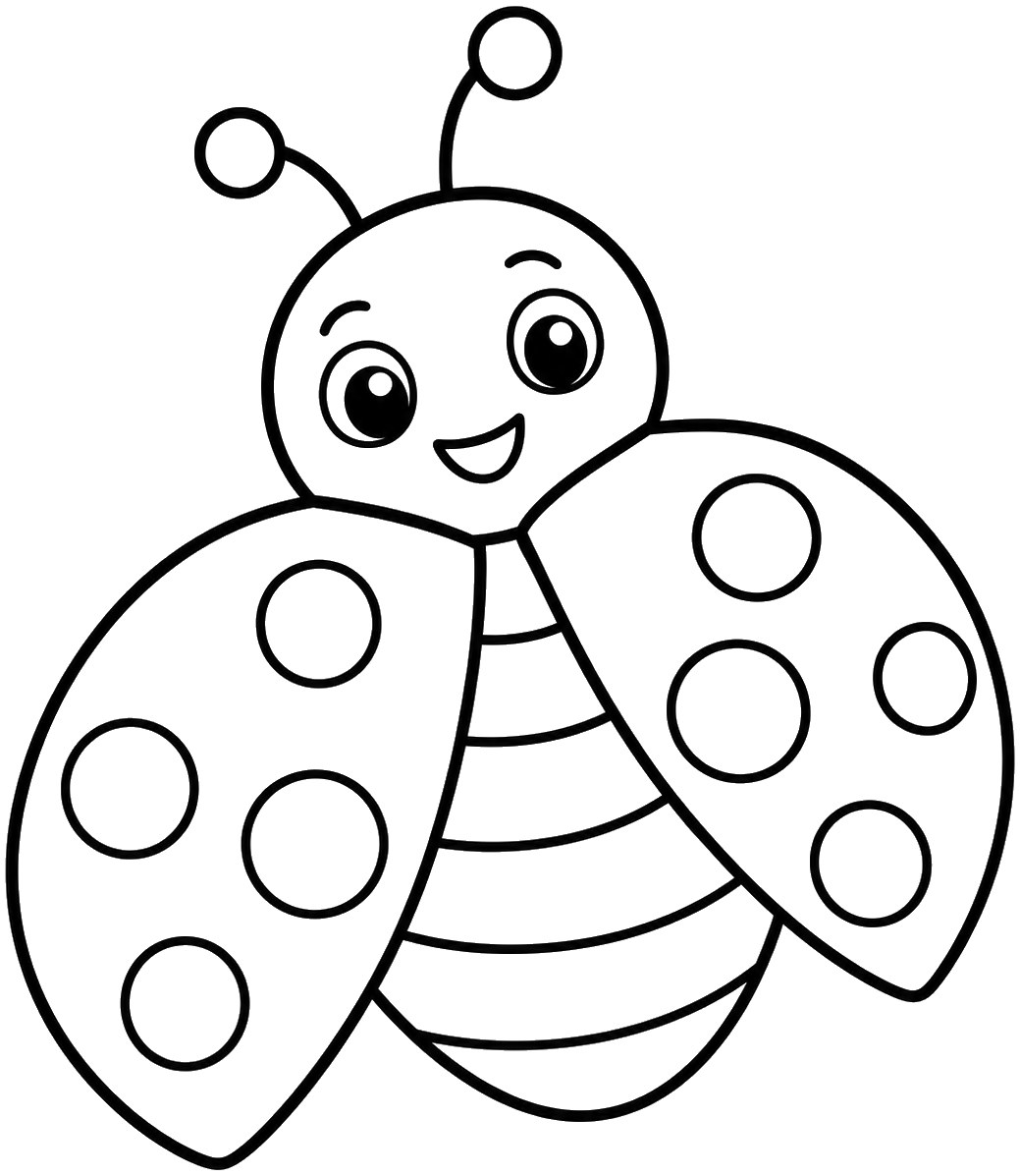 Ladybug coloring page