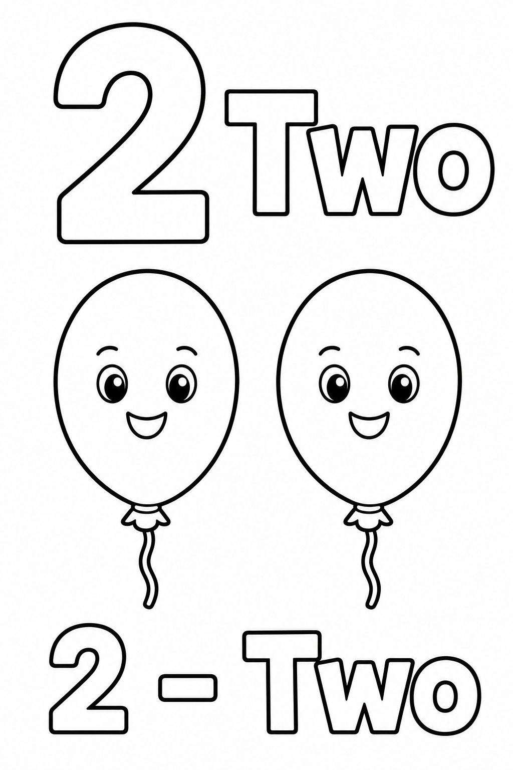 2 - Two coloring page