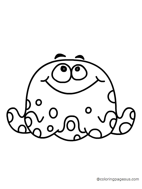 octopus01 coloring page