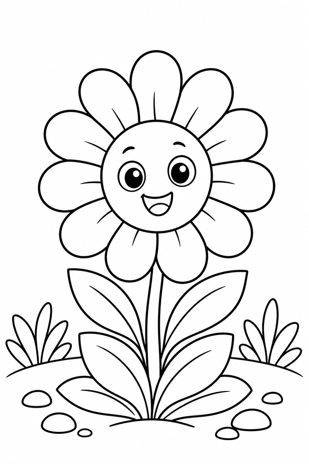 Perennial coloring page