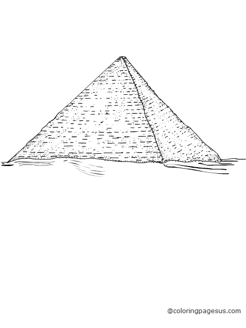 pyramid01 coloring page