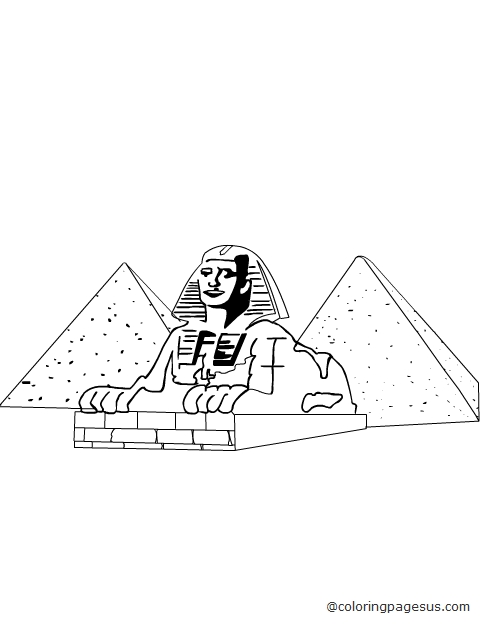 sphinx02 coloring page