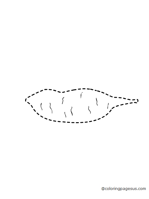 sweetpotato04 coloring page
