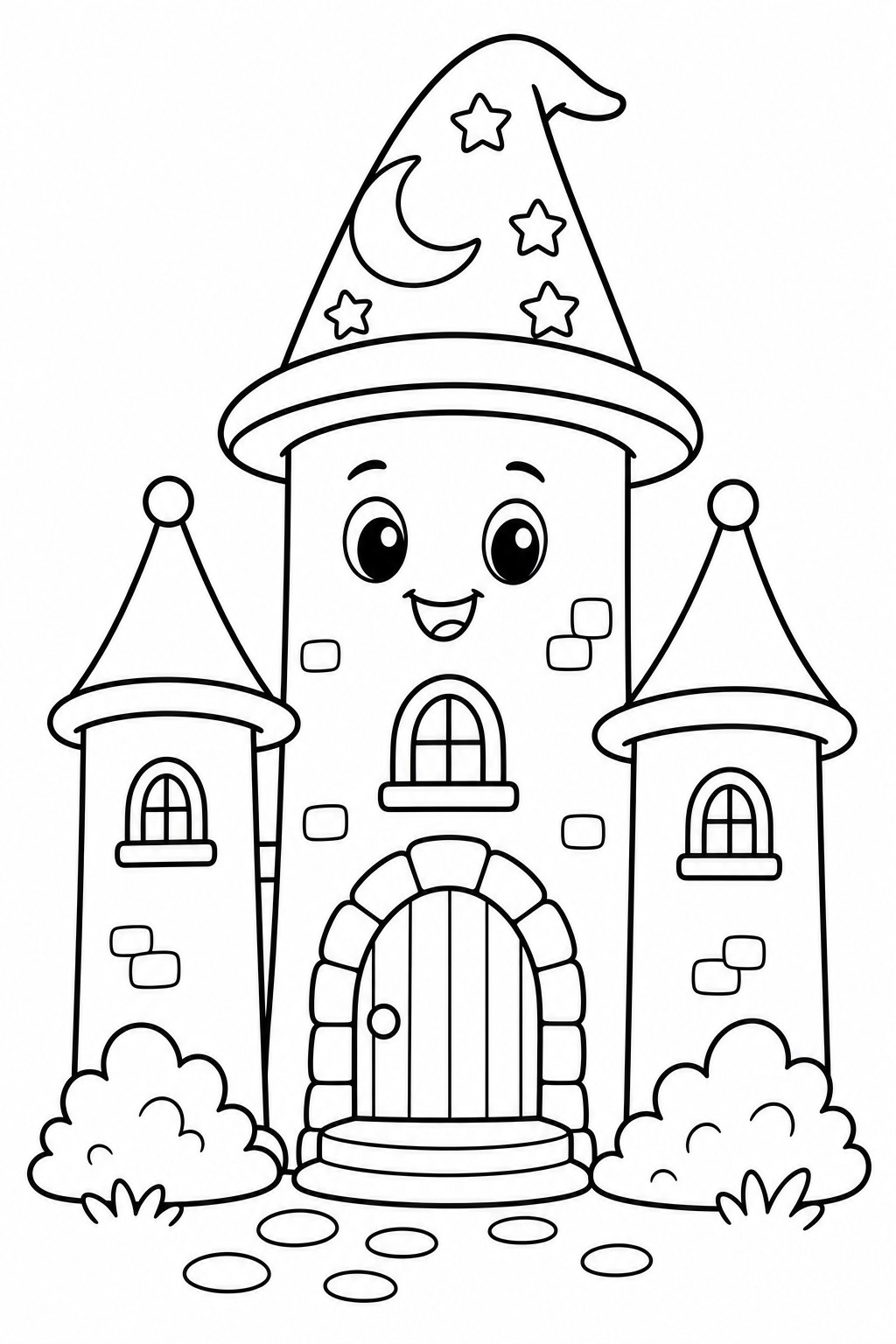 Wizard Towers coloring page