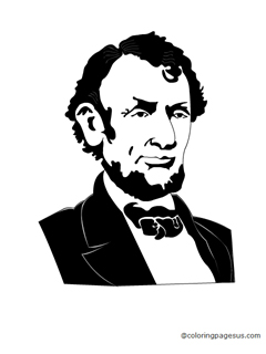 abrahamlincoln01 coloring page
