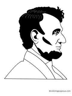 abrahamlincoln02 coloring page