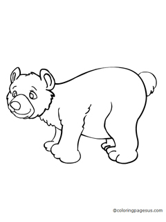 bear01 coloring page