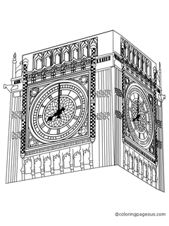 bigben02 coloring page