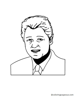 billclinton02 coloring page
