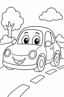 cars coloring page
