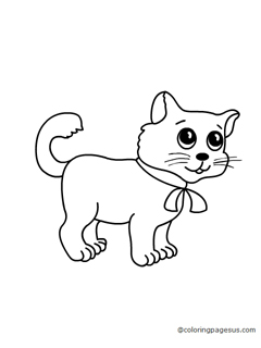 cat04 coloring page