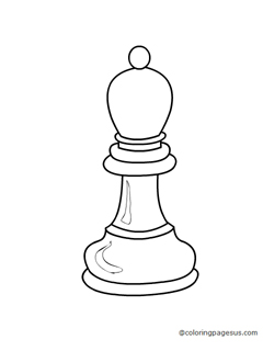 chess03 coloring page