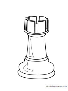 chess05 coloring page
