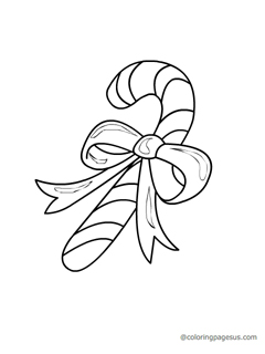 chirstmascandycane01 coloring page
