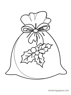 chirstmasgift03 coloring page