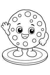 Cookies coloring page