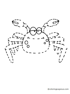 crab05 coloring page