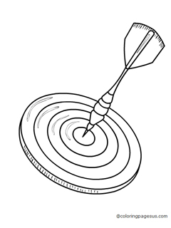 dart02 coloring page