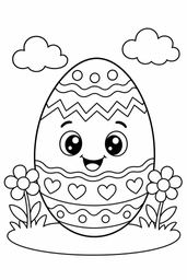 Easter Egg coloring page