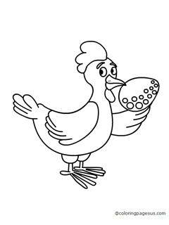 easter04 coloring page