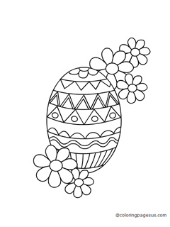 easter09 coloring page