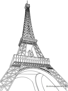 eiffeltower01 coloring page