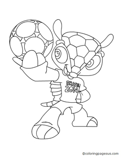footballworldcup03 coloring page