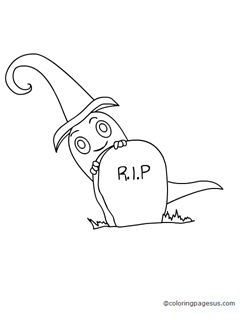 halloween12 coloring page