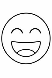 Laughing Face coloring page