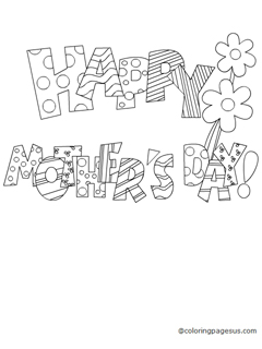 mothersday04 coloring page