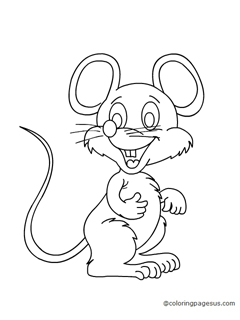 mouse04 coloring page