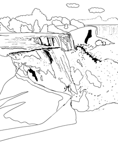 niagrafalls01 coloring page