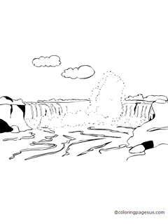 niagrafalls03 coloring page