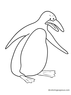 penguin05 coloring page