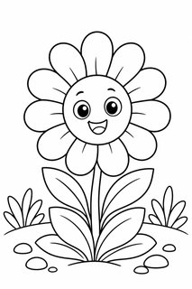 Perennial coloring page