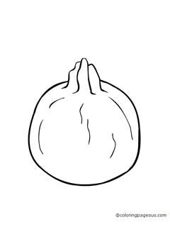 pomegranate01 coloring page