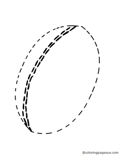 rugbyball04 coloring page