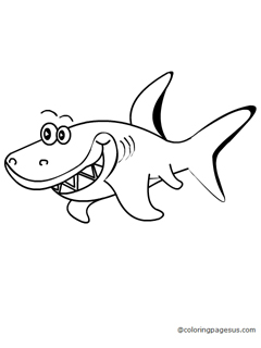 shark04 coloring page