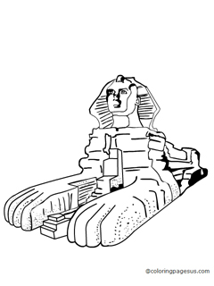 sphinx03 coloring page